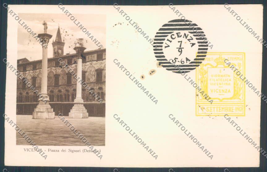 Vicenza Città Giornata Filatelica Vicentina cartolina ZB7495 – fronte