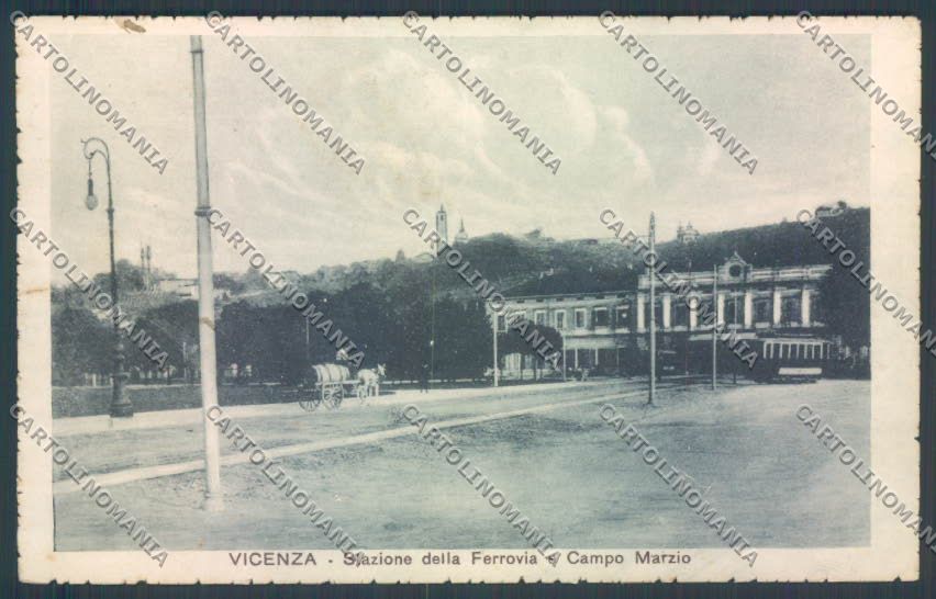 Vicenza Città Stazione Ferroviaria cartolina ZB7503 – fronte