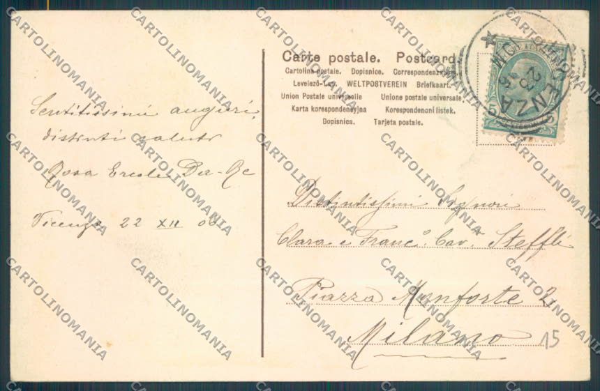 Vicenza Città cartolina ZB7510 – retro