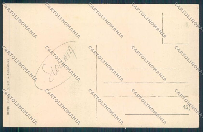 Vicenza Monte Berico SCOLLATA cartolina ZB7519 – retro