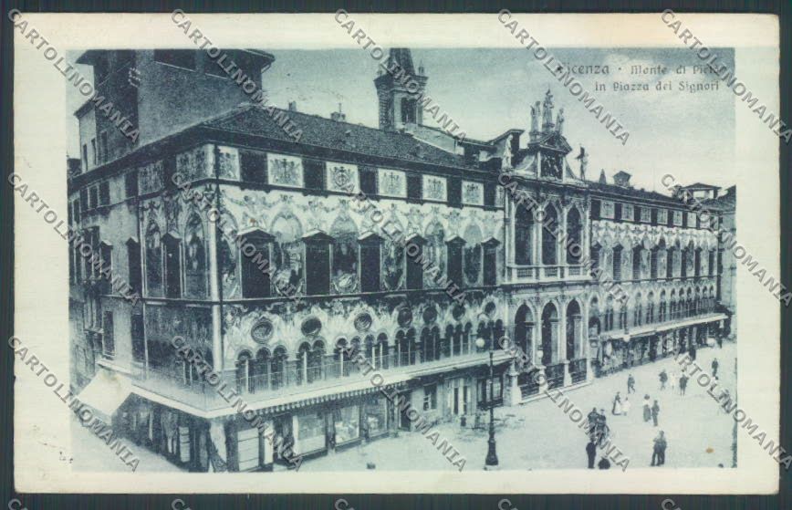 Vicenza Città Monte di Pietà PIEGA cartolina ZB7533 – fronte