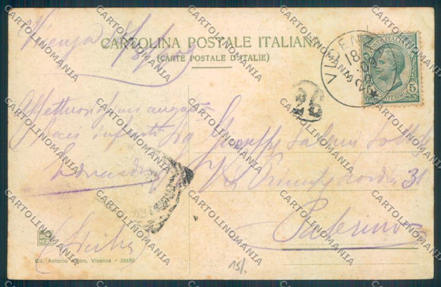Vicenza Città cartolina ZB7573 – retro