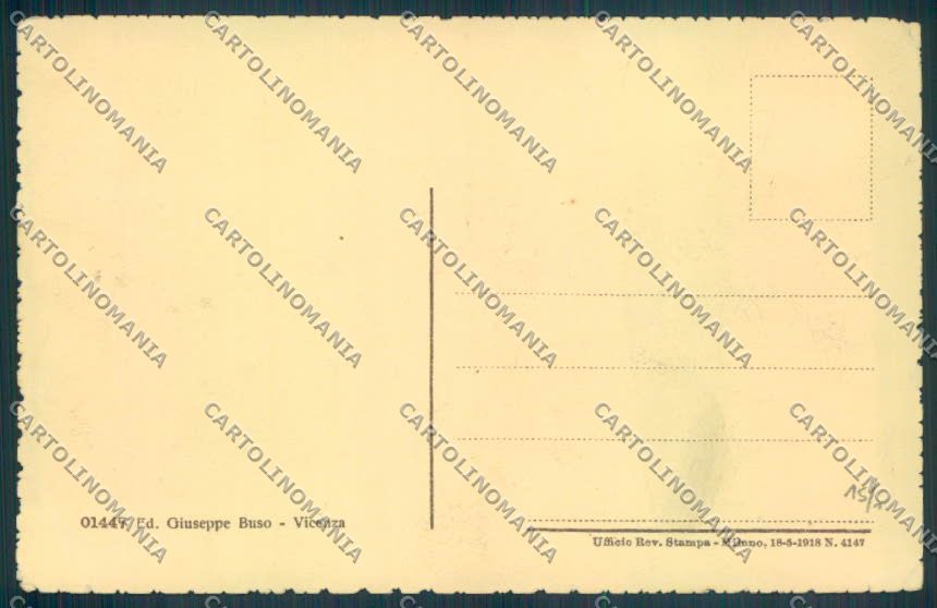 Vicenza Città Tram cartolina ZB7574 – retro