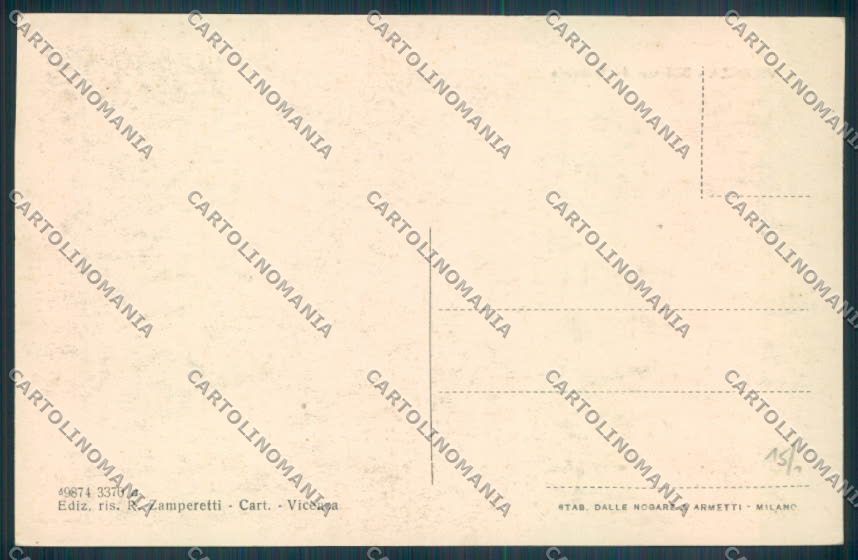 Vicenza Città cartolina ZB7580 – retro