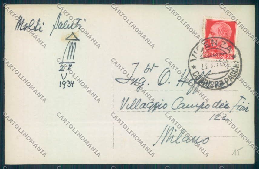 Vicenza Città Foto cartolina ZB7591 – retro