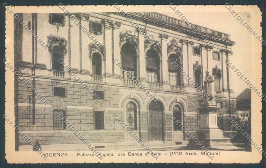 Vicenza Città Banca d'Italia cartolina ZB7603 – fronte