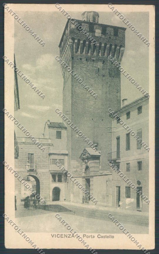 Vicenza Città Porta Castello Ospedale Militare cartolina ZB7606 – fronte