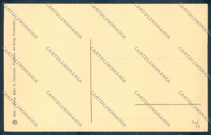 Vicenza Città cartolina ZB7613 – retro