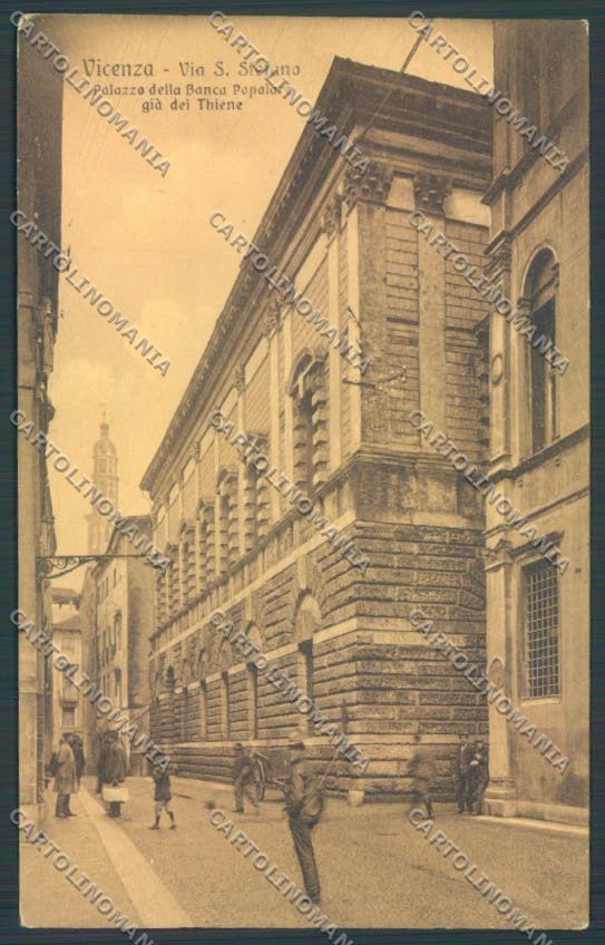 Vicenza Città Banca Popolare cartolina ZB7615 – fronte