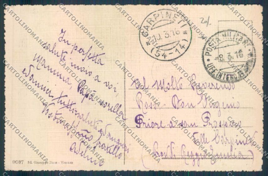 Vicenza Città cartolina ZB7617 – retro
