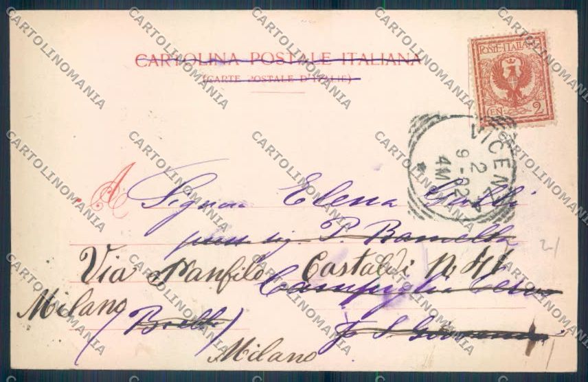 Vicenza Città cartolina ZB7625 – retro