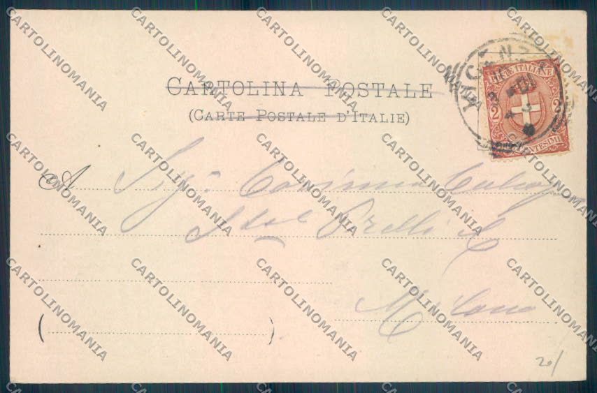 Vicenza Città Banca d'Italia Giacomo Zanella cartolina ZB7626 – retro