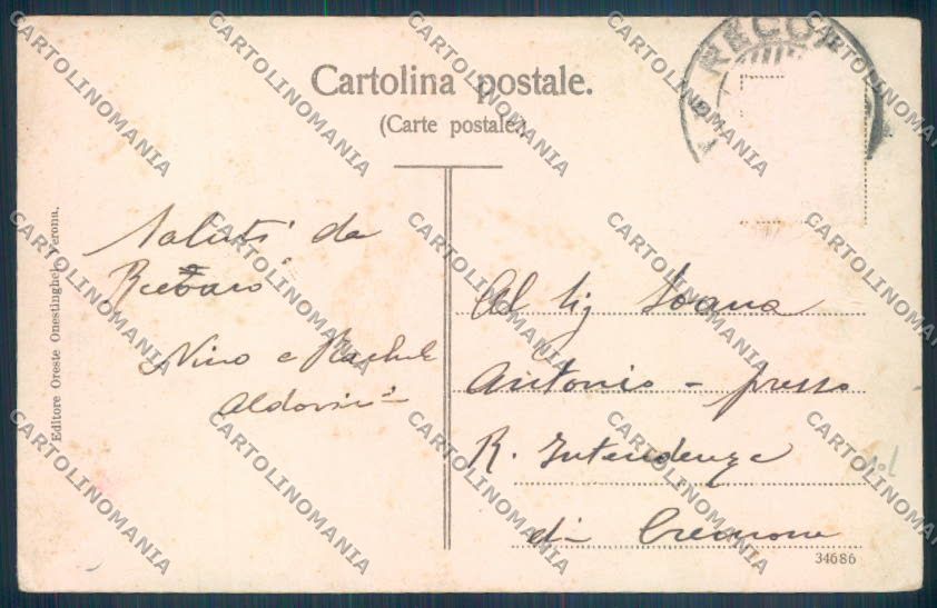 Vicenza Recoaro Terme cartolina ZB7647 – retro