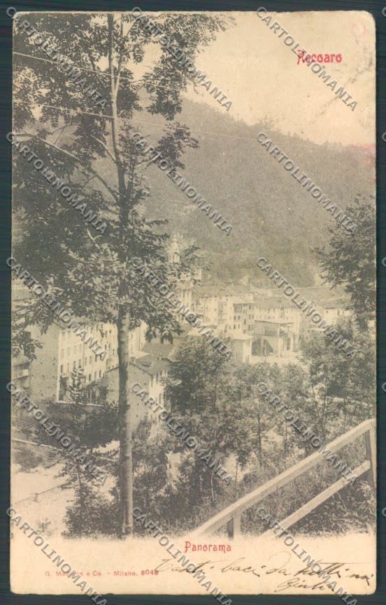 Vicenza Recoaro Terme TRACCE UMIDO cartolina ZB7650 – fronte