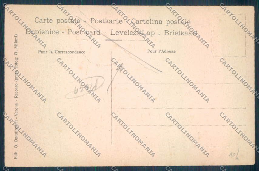 Vicenza Recoaro Terme PIEGA cartolina ZB7654 – retro