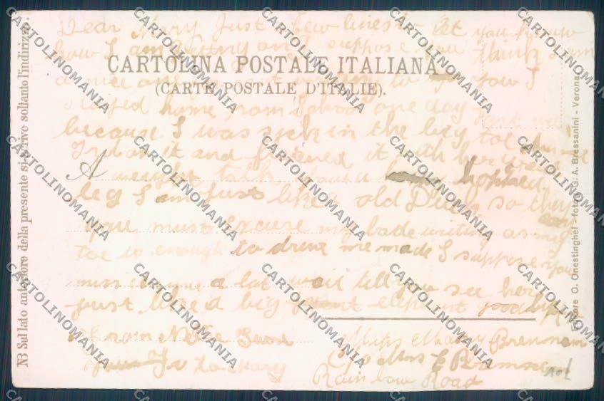 Vicenza Recoaro Terme cartolina ZB7667 – retro