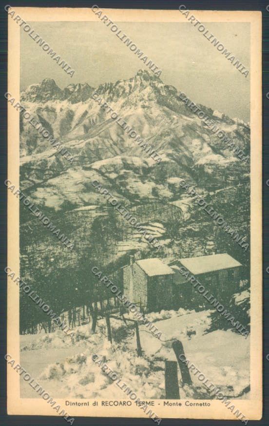 Vicenza Recoaro Terme Nevicata cartolina ZB7680 – fronte