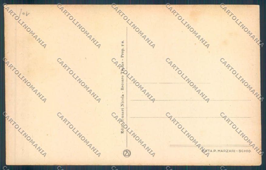 Vicenza Recoaro Terme Nevicata cartolina ZB7680 – retro