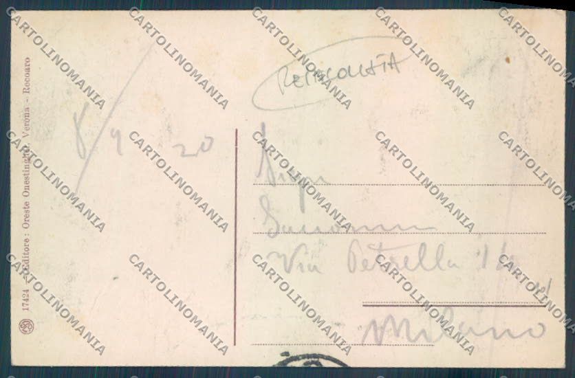 Vicenza Recoaro Terme REINCOLLATA cartolina ZB7685 – retro