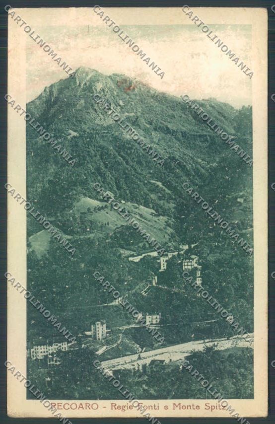 Vicenza Recoaro Terme PIEGHE ABRASA cartolina ZB7689 – fronte