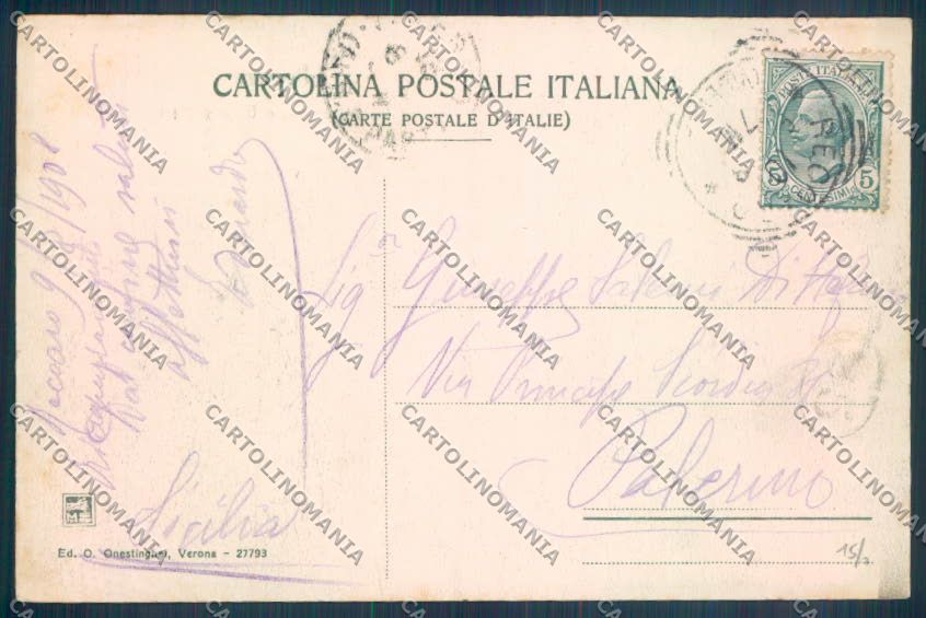 Vicenza Recoaro Terme cartolina ZB7705 – retro