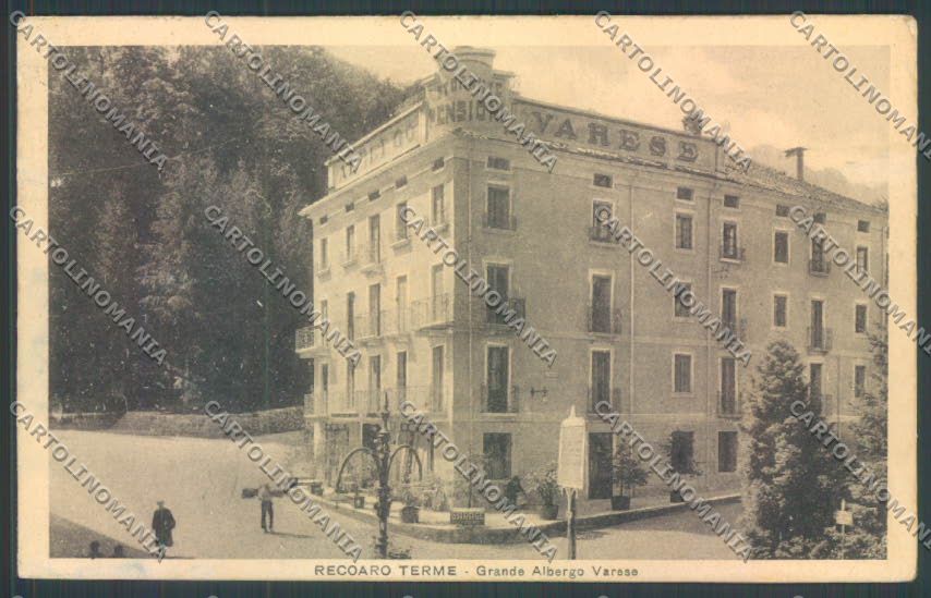 Vicenza Recoaro Terme Pubblicitaria PIEGA cartolina ZB7709 – fronte