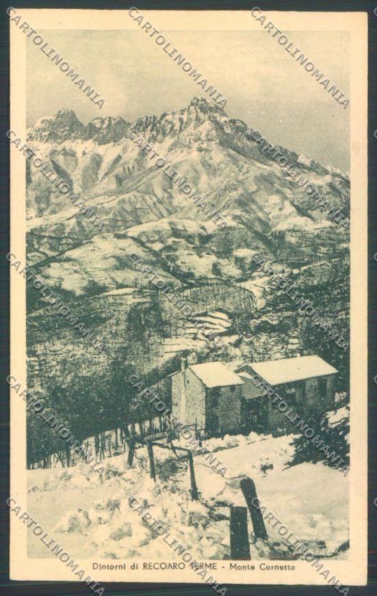 Vicenza Recoaro Terme Nevicata cartolina ZB7712 – fronte