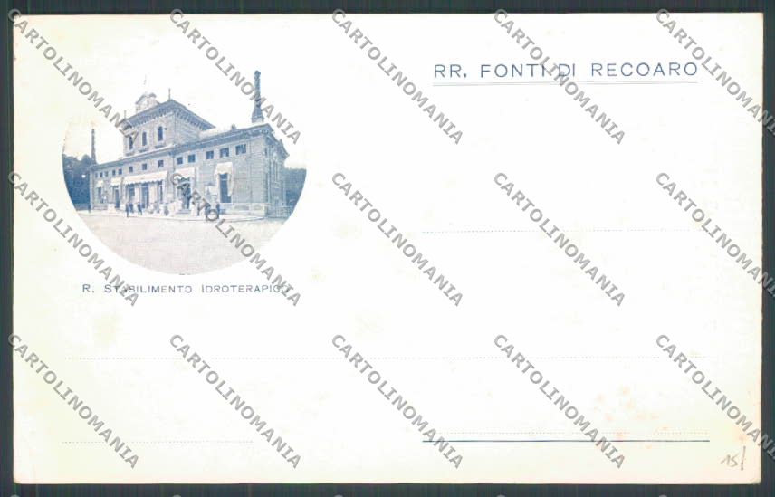 Vicenza Recoaro Terme Pubblicitaria cartolina ZB7715 – fronte