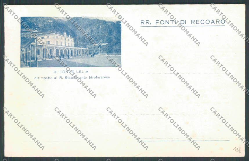 Vicenza Recoaro Terme Pubblicitaria cartolina ZB7716 – fronte
