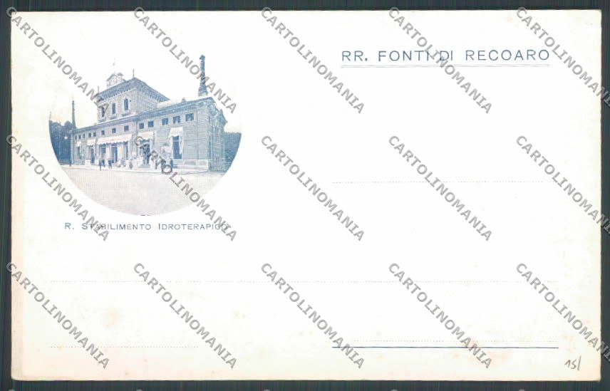 Vicenza Recoaro Terme Pubblicitaria cartolina ZB7717 – fronte