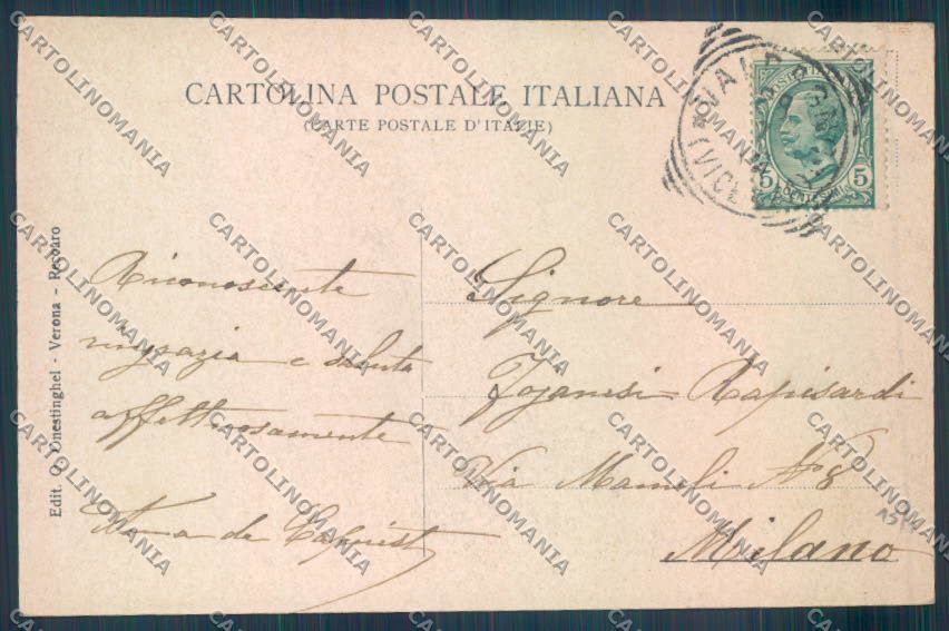 Vicenza Recoaro Terme cartolina ZB7720 – retro