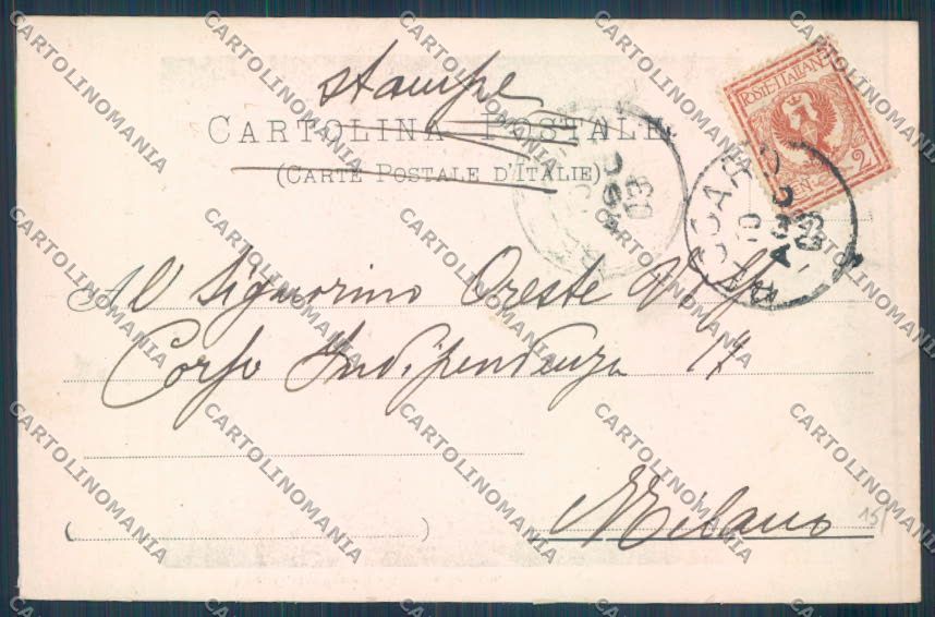 Vicenza Recoaro Terme cartolina ZB7723 – retro