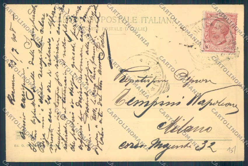 Vicenza Recoaro Terme cartolina ZB7729 – retro