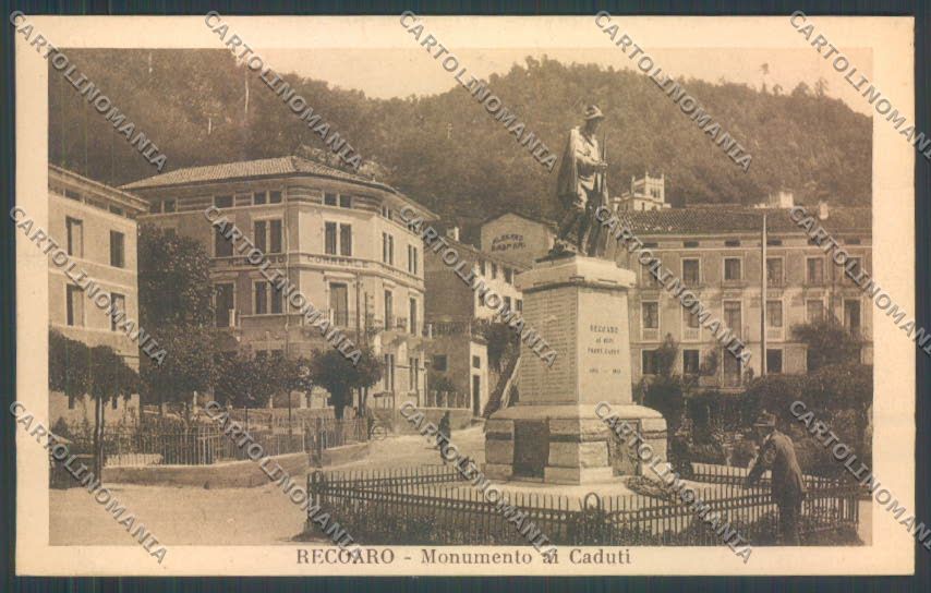 Vicenza Recoaro Terme Monumento ai Caduti cartolina ZB7747 – fronte