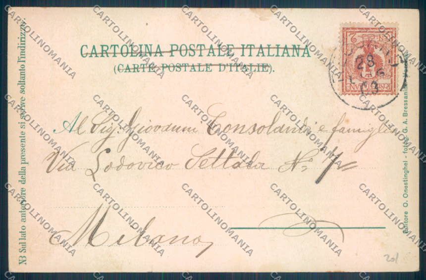 Vicenza Recoaro Terme cartolina ZB7752 – retro