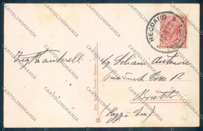 Vicenza Recoaro Terme cartolina ZB7753 – retro