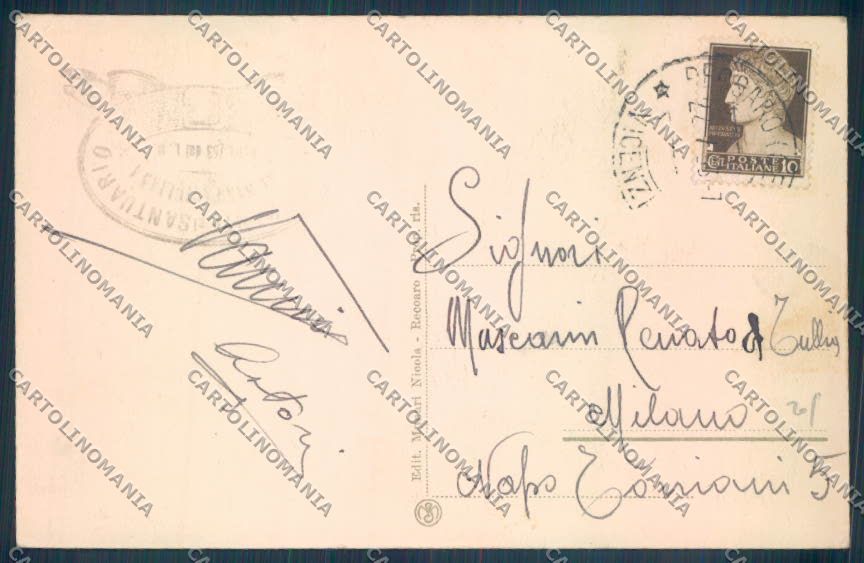 Vicenza Recoaro Terme cartolina ZB7755 – retro