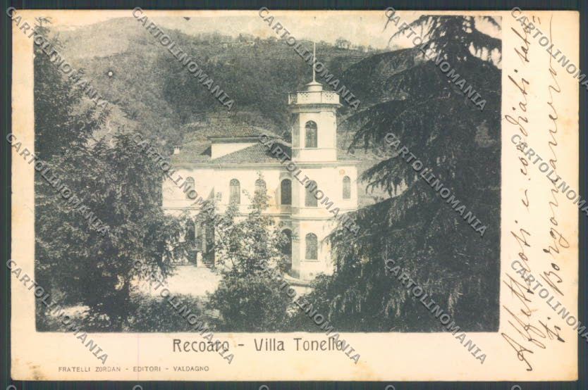 Vicenza Recoaro Terme cartolina ZB7760 – fronte