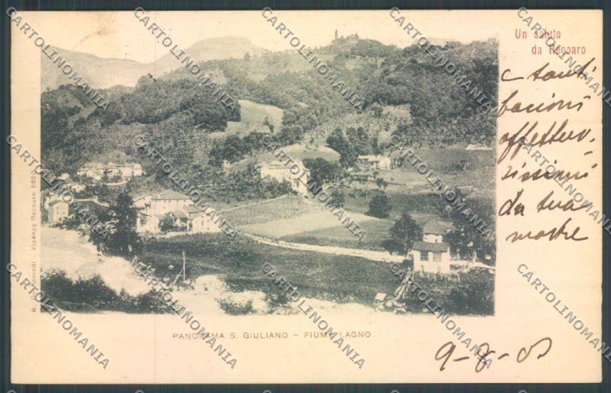 Vicenza Recoaro Terme cartolina ZB7762 – fronte