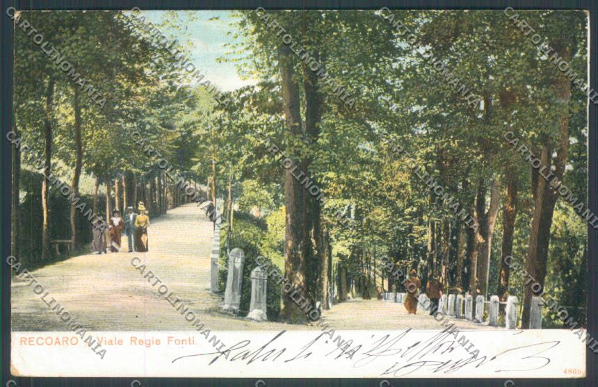 Vicenza Recoaro Terme cartolina ZB7769 – fronte
