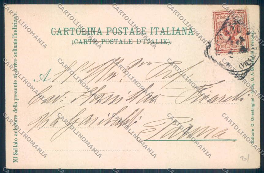 Vicenza Recoaro Terme cartolina ZB7769 – retro