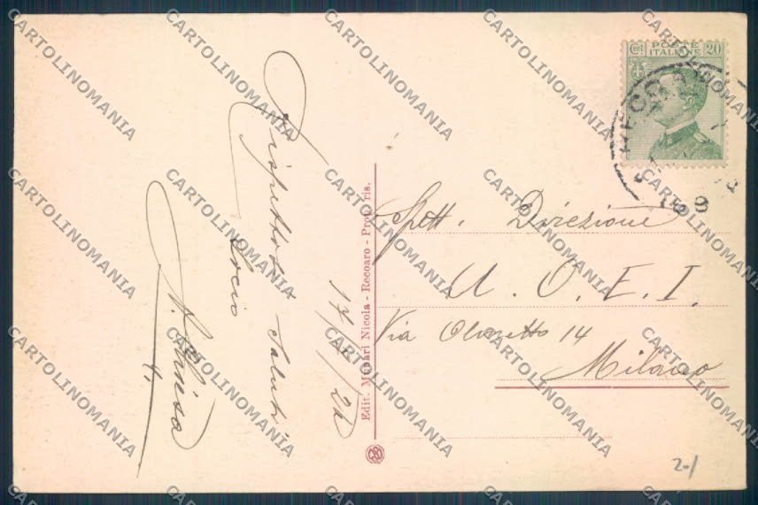 Vicenza Recoaro Terme cartolina ZB7770 – retro