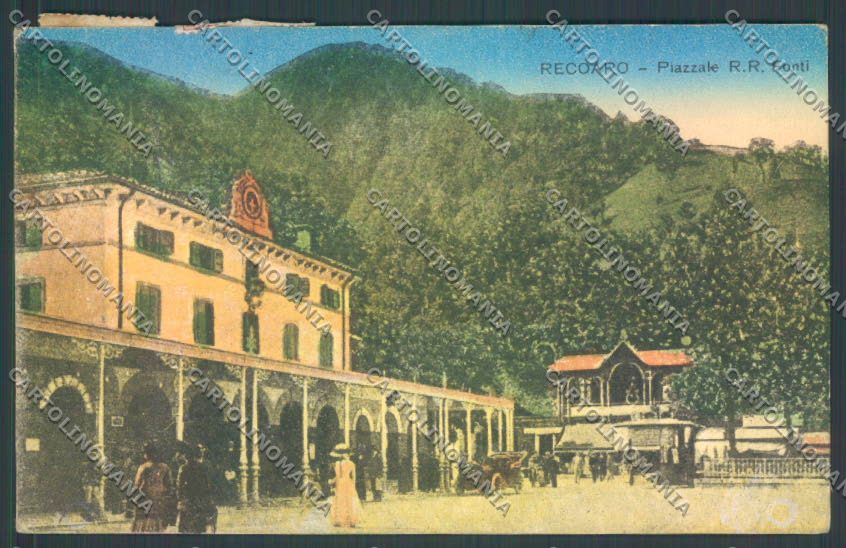 Vicenza Recoaro Terme PIEGA cartolina ZB7774 – fronte