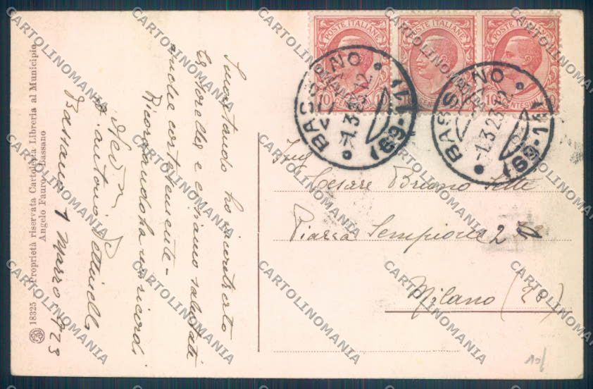 Vicenza Bassano del Grappa cartolina ZB7790 – retro