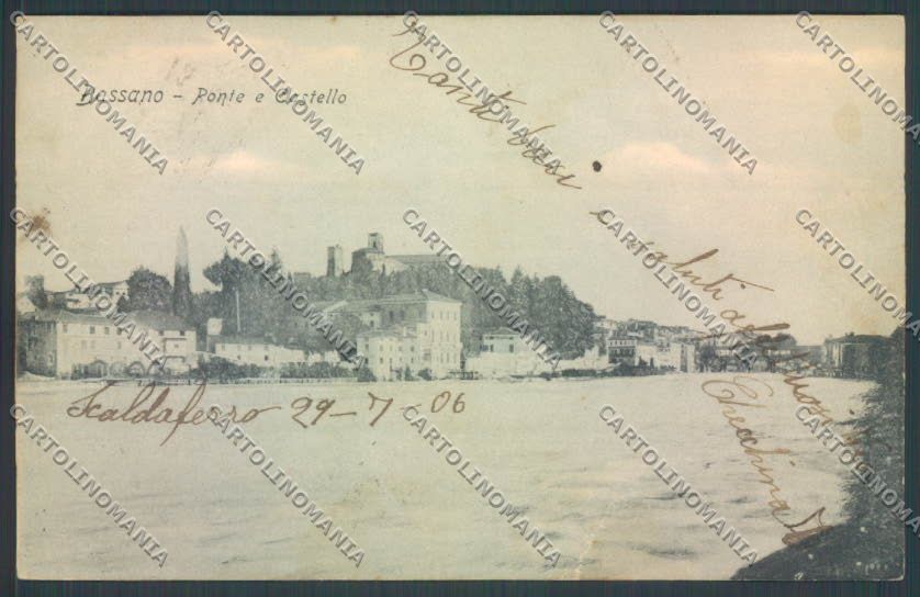 Vicenza Bassano del Grappa PIEGHE cartolina ZB7794 – fronte