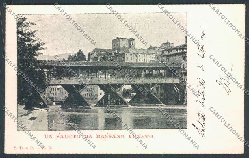 Vicenza Bassano del Grappa cartolina ZB7807 – fronte