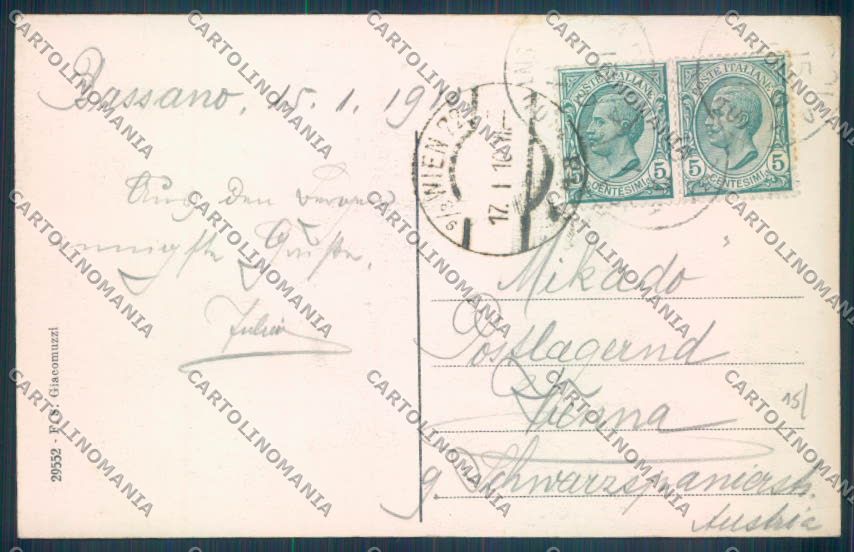 Vicenza Bassano del Grappa cartolina ZB7840 – retro