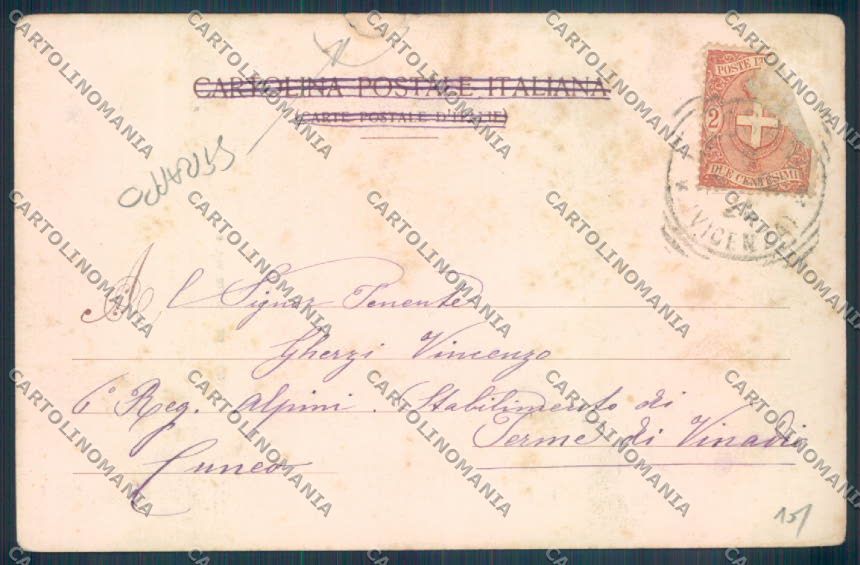 Vicenza Bassano del Grappa STRAPPO cartolina ZB7841 – retro