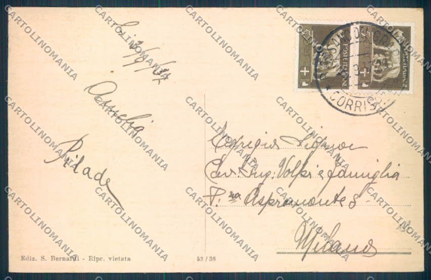 Vicenza Bassano del Grappa cartolina ZB7846 – retro