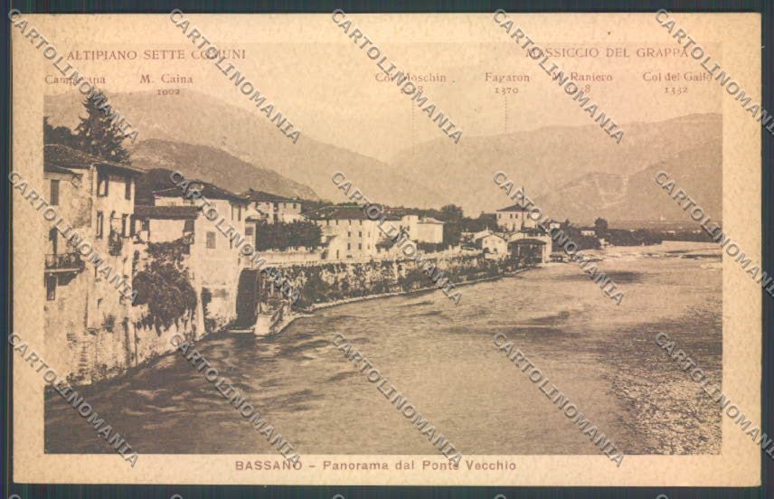 Vicenza Bassano del Grappa cartolina ZB7847 – fronte
